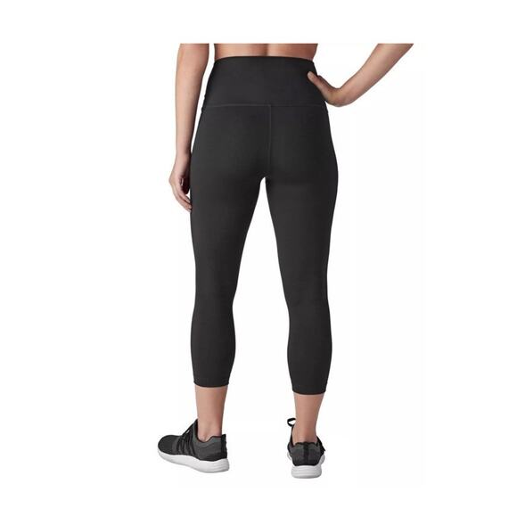 NWT • Active Life Yoga Capri Leggings Cropped Pant Black • Dry Wicking • Large - Picture 3 of 9